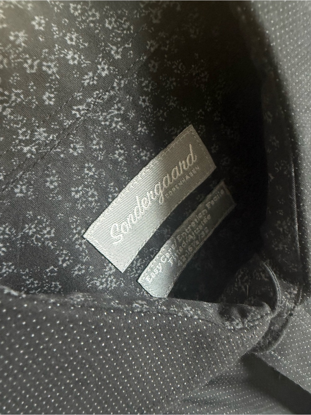 Sondergaard Black Men's Dress Shirt